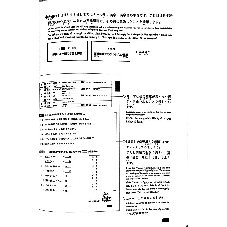 Luyện Thi Năng Lực Nhật Ngữ N1 - Hán Tự - Ảnh 8