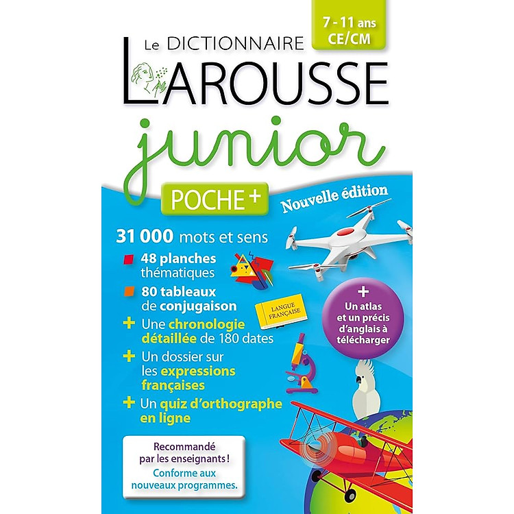 Từ điển tiếng Pháp LAROUSSE DICTIONNAIRE JUNIOR POCHE PLUS