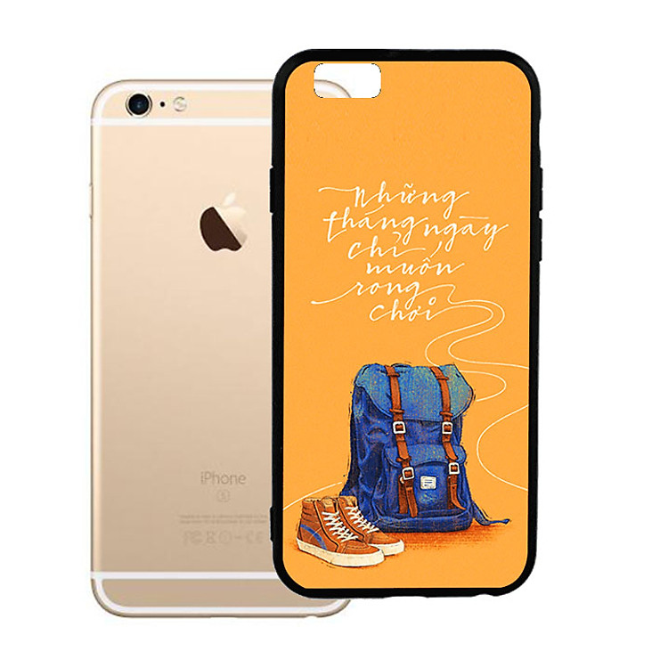 Ốp lưng viền TPU cao cấp dành cho iPhone 6 Plus - Tháng Ngày Rong Chơi