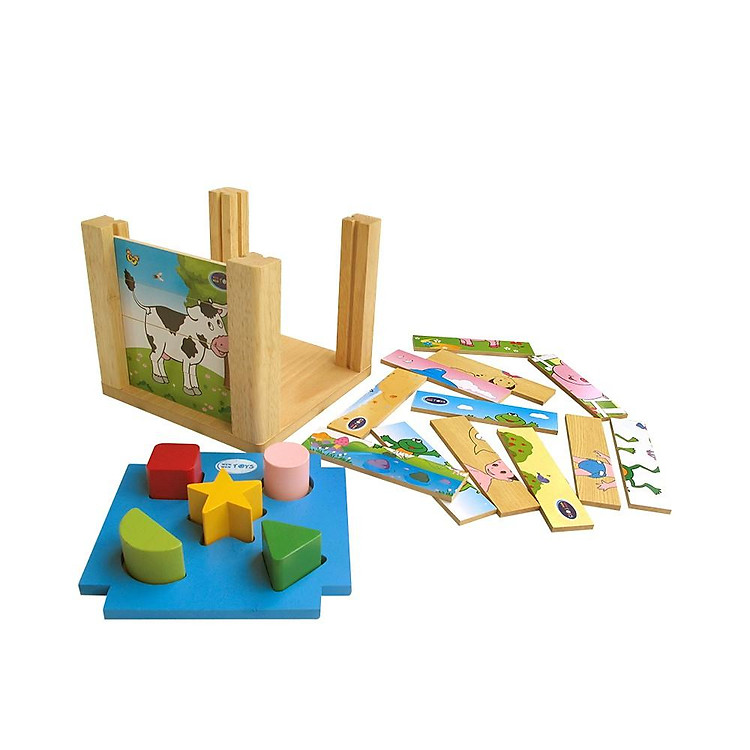 Hộp xếp hình gỗ Winwintoys 69022 Chính hãng Tiết kiệm - Hình ảnh 4