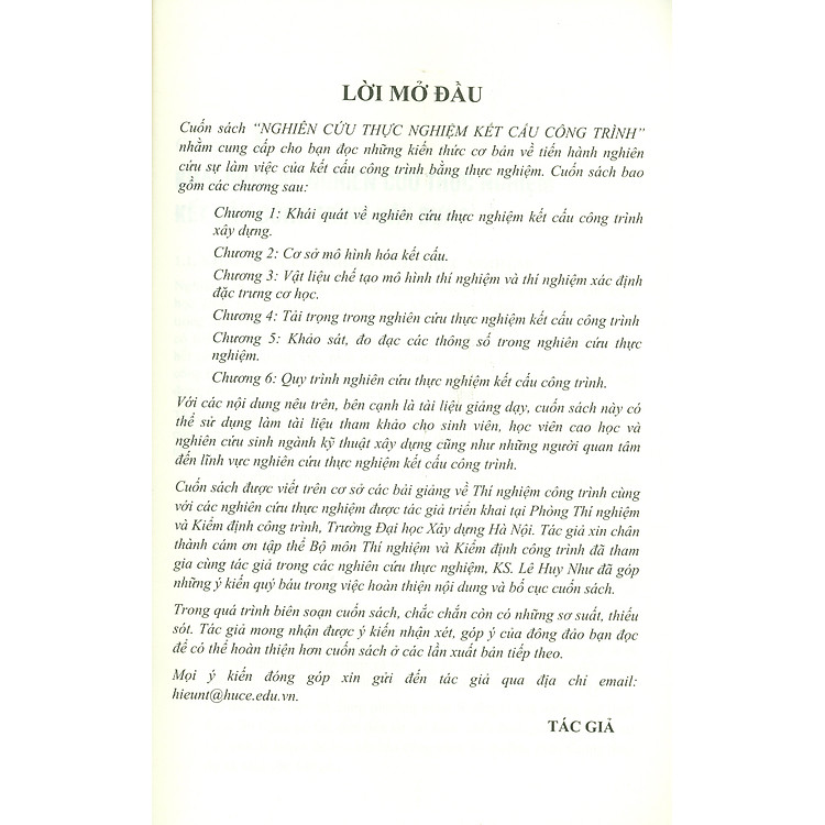 NGHIÊN CỨU THỰC NGHIỆM KẾT CẤU CÔNG TRÌNH - Ảnh 3