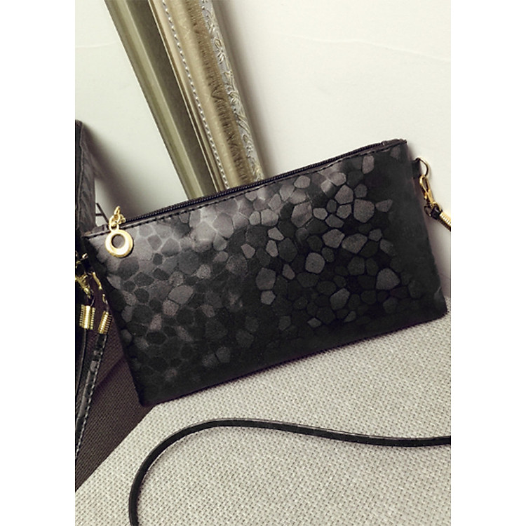 Túi Ví Nữ Vải Dù Thời Trang D22 ( Đen )