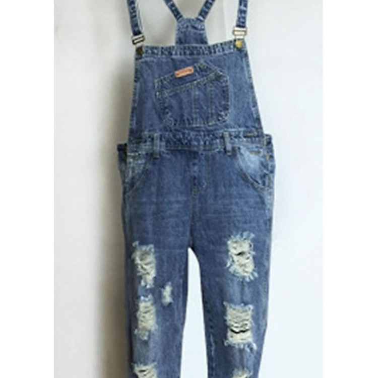 Jumpsuit jean quần dài
