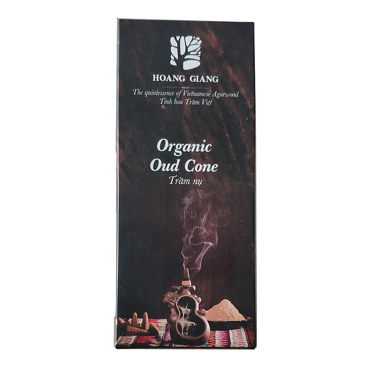 Trầm nụ Hoàng Giang - Trầm hương nguyên chất,nguyên liệu thiên nhiên, không chất độc hại,hương trầm tự nhiên - Hộp 24 nụ
