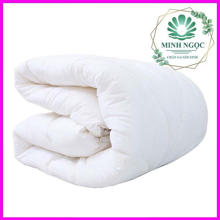 Chăn Phao Siêu Nhẹ Ruột Chăn Lồng Vỏ Chăn Mùa Đông Siêu Ấm Mầu Trắng Bông Gòn Cao Cấp