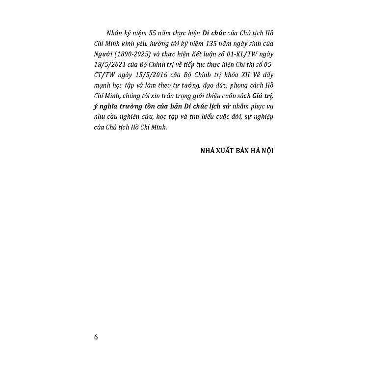 Chủ Tịch Hồ Chí Minh Với Cuộc Hành Trình Của Thời Đại - Giá Trị, Ý Nghĩa Và Sự Trường Tồn Của Bản Di Chúc Lịch Sử - Ảnh 4