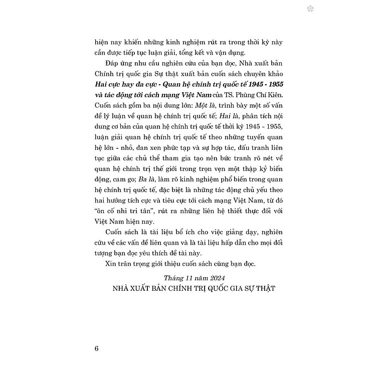 Hai Cực Hay Đa Cực Quan Hệ Chính Trị Quốc Tế Năm 1945 - 1955 Và Tác Động Tới Cách Mạng Việt Nam - Ảnh 4