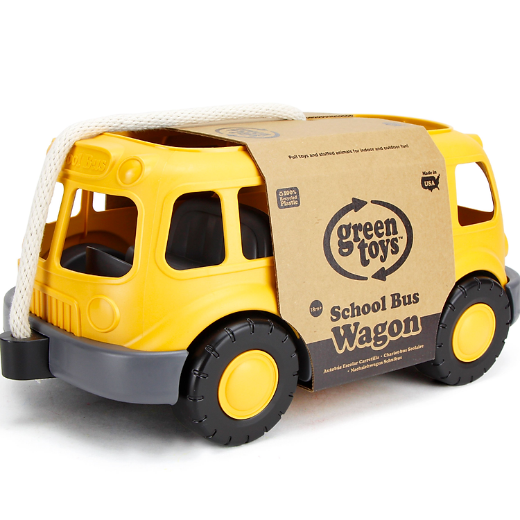 Đồ Chơi Xe School Bus Kéo Green Toys Chính hãng Giá tốt - Hình ảnh 3