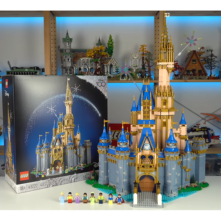 LEGO Disney 43222 - Lâu Đài Disney Chính hãng Giá tốt - Hình ảnh 4