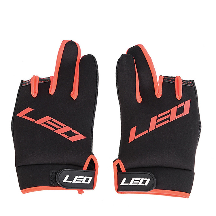 Găng tay câu cá chống trượt LEO 27954 (1 đôi) Hàng chính hãng