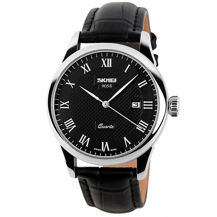 Đồng hồ nam dây da Skmei 9058CL