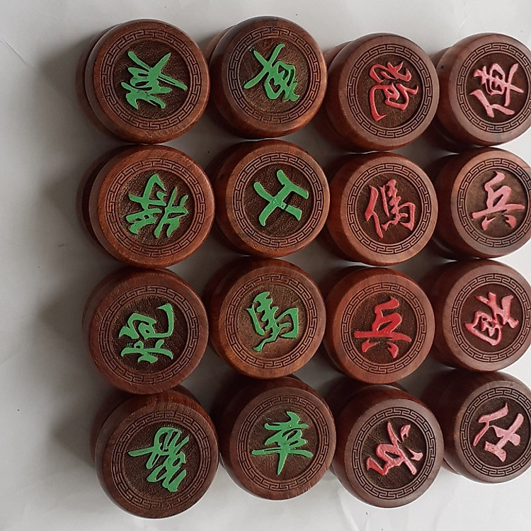 Bộ cờ tướng gỗ khắc lazer Chính hãng Giá rẻ - Hình ảnh 3