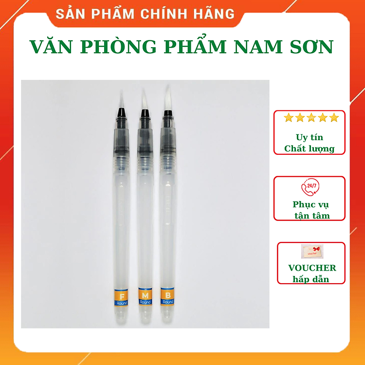 Bộ Cọ Nước Mont Marte (3 chiếc) - Ảnh 3