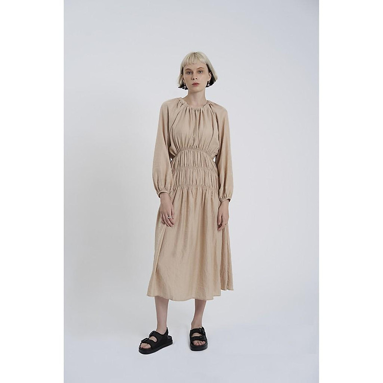 KHÂU BY CQ- Đầm kem Alisa