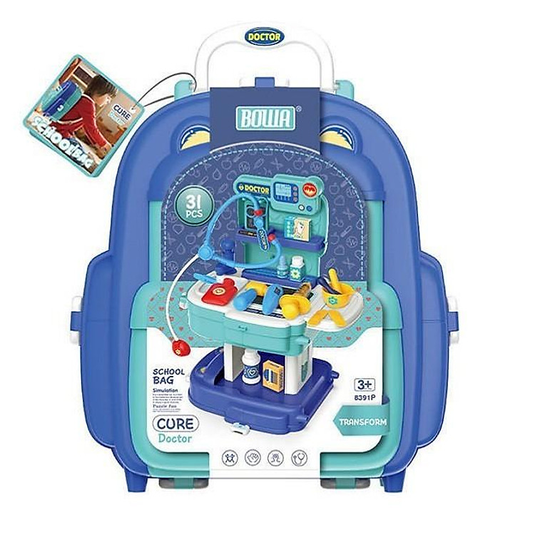 Đồ Chơi Bác Sĩ Không Pin Bowa 8391P Chính hãng Giá rẻ - Hình ảnh 2