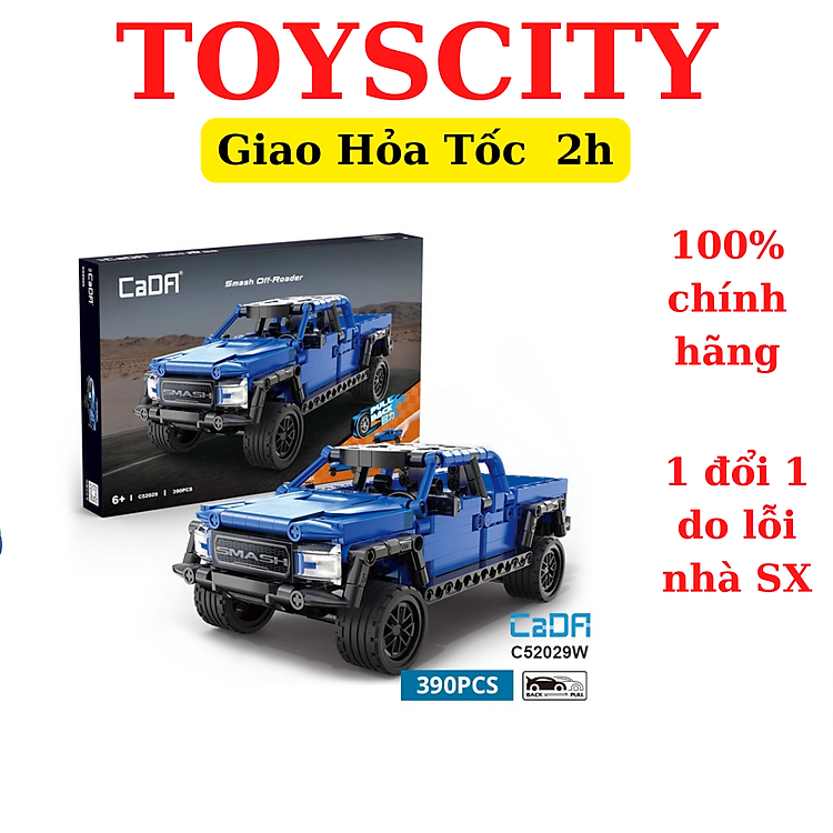 Mua tại Tiki: Đồ chơi lắp ráp xe kéo Smash CADA Chính hãng Ưu đãi