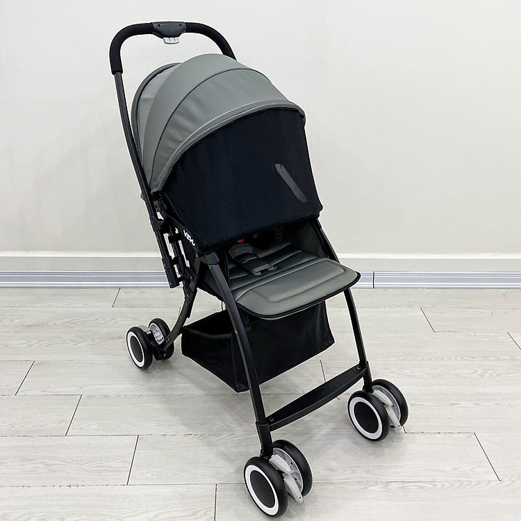 Xe đẩy em bé Vovo 2 chiều 2019, chât liệu hợp kim platinum, tải trọng 50 kg, đệm nằm thiết kế chống cong vẹo cột sống của bé