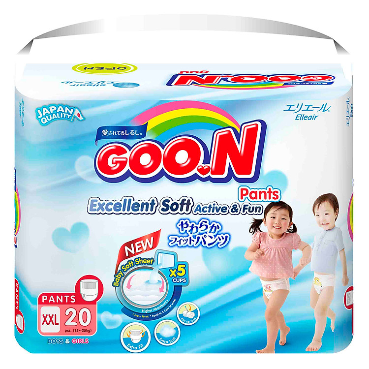 Tã Quần Goo.n Slim Gói đại XXL20 (20 Miếng)