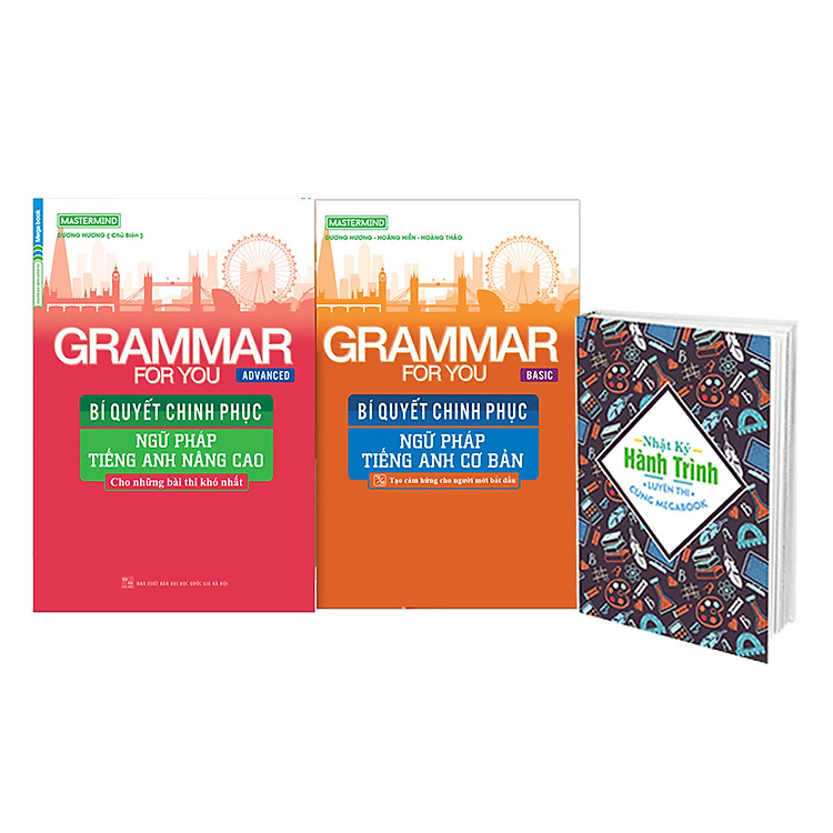 Combo Ngữ Pháp Tiếng Anh Từ Cơ Bản Đến Nâng Cao (Tặng Kèm Sổ Tay Hoặc Từ Điển Ngẫu Nhiên)