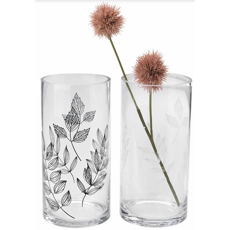 Lọ Hoa Ejlar Thủy Tinh Đường Kính 12 x h25cm