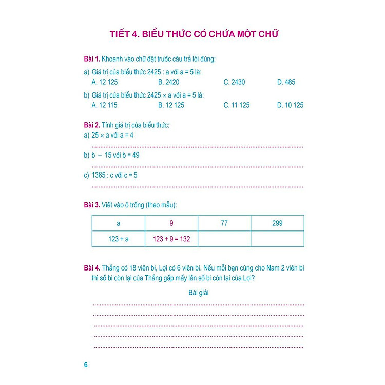 Vở Bài Tập Toán Nâng Cao Lớp 4 Quyển 1 - Ảnh 5