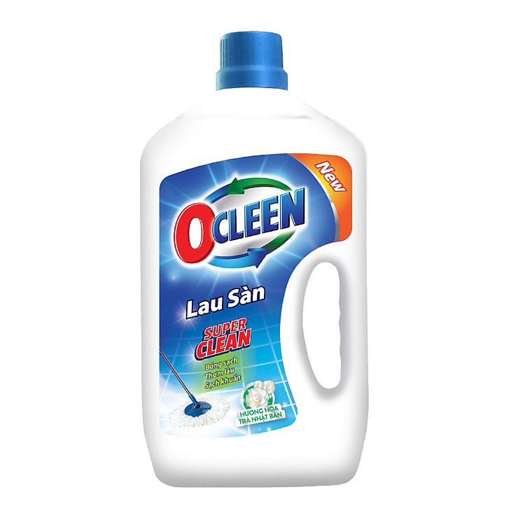 Nước Lau Sàn OCLEEN Hương Hoa Trà Nhật Bản (1L)