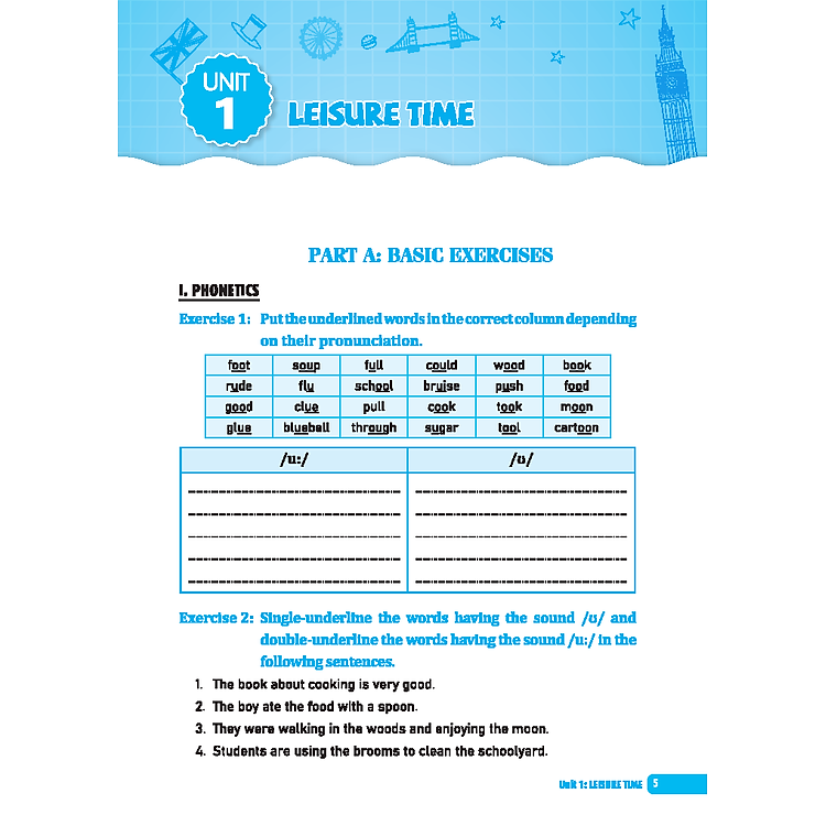 GLOBAL SUCCESS - Bài Tập Cuối Tuần Tiếng Anh Lớp 8 Tập 1 (Có Đáp Án) - Ảnh 5