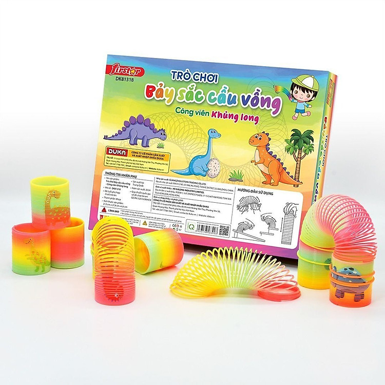 Đồ Chơi DUKA: Lò Xo Bảy Sắc DK81318 Chính hãng Ưu đãi - Hình ảnh 4