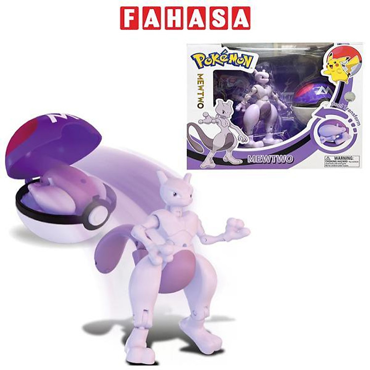Tìm mua tại Avakids: Đồ Chơi Bóng Pokemon Mewtwo ZC8905E - Ngập tràn khuyến mãi