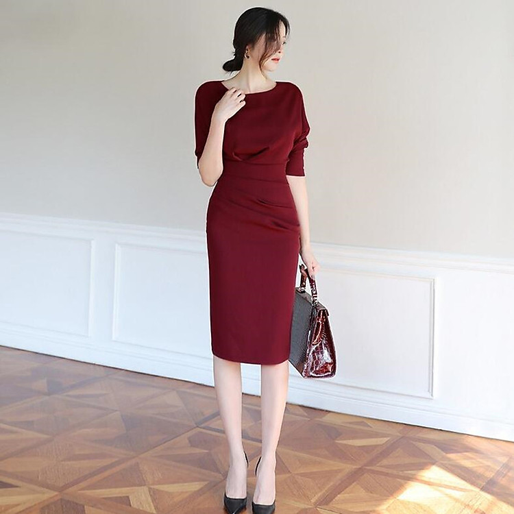 Đầm công sở, dự tiệc thiết kế tôn dáng che khuyết điểm