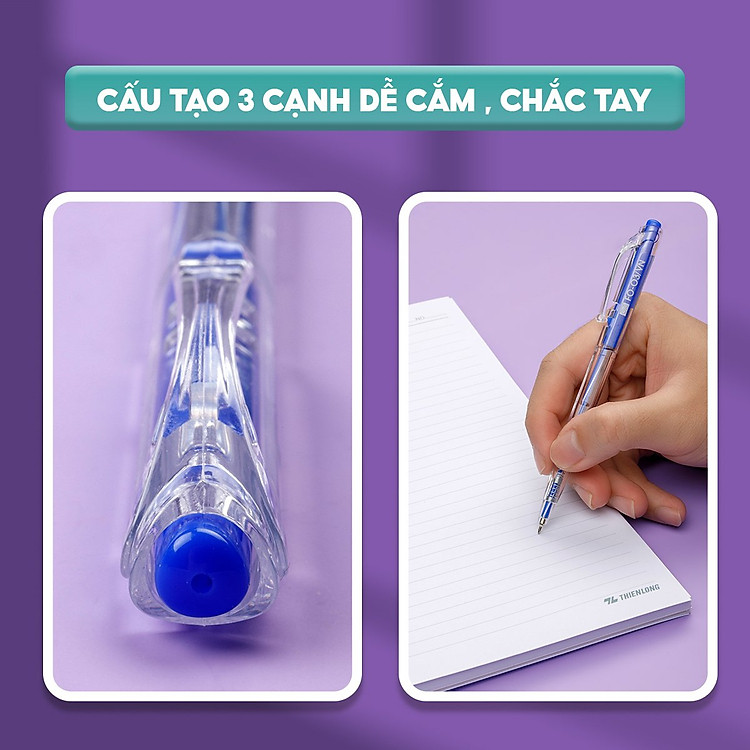 Bộ Bút Bi Thiên Long FO-03 (5 chiếc) - Ảnh 5