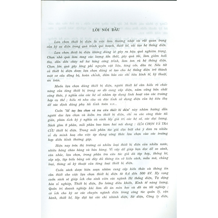 Sổ Tay Lựa Chọn Và Tra Cứu Thiết Bị Điện Từ 0,4 - 500 kV - Ảnh 3