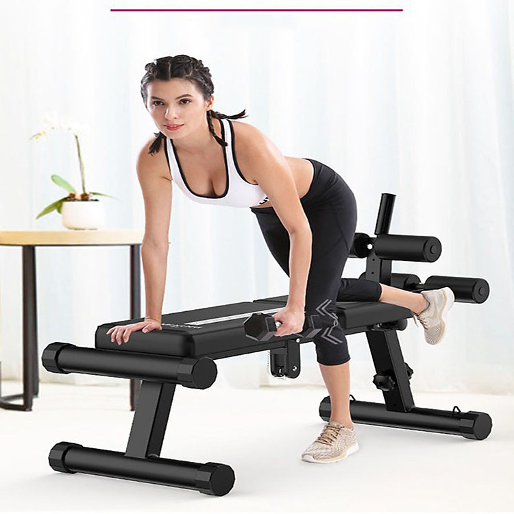 Ghế Tập Bụng -Ghế Vuông Tập Cơ Bụng Đa Năng Vai ,Cổ,Hông,Lưng Đa Năng Tại Nhà