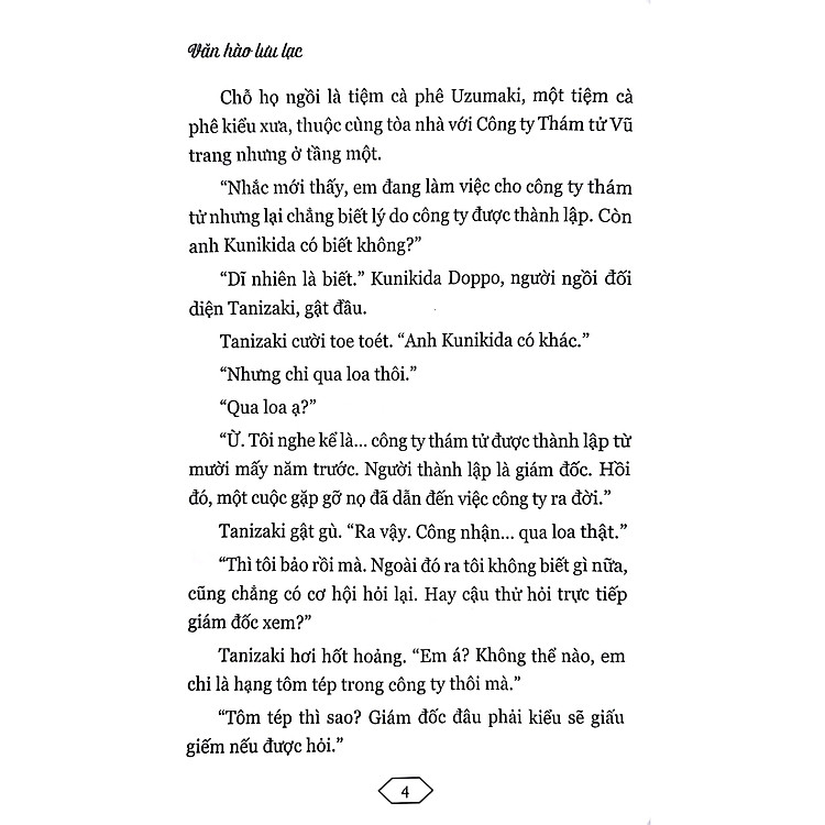 Văn Hào Lưu Lạc - Tập 3: Bí Sử Công Ty Thám Tử - Ảnh 4