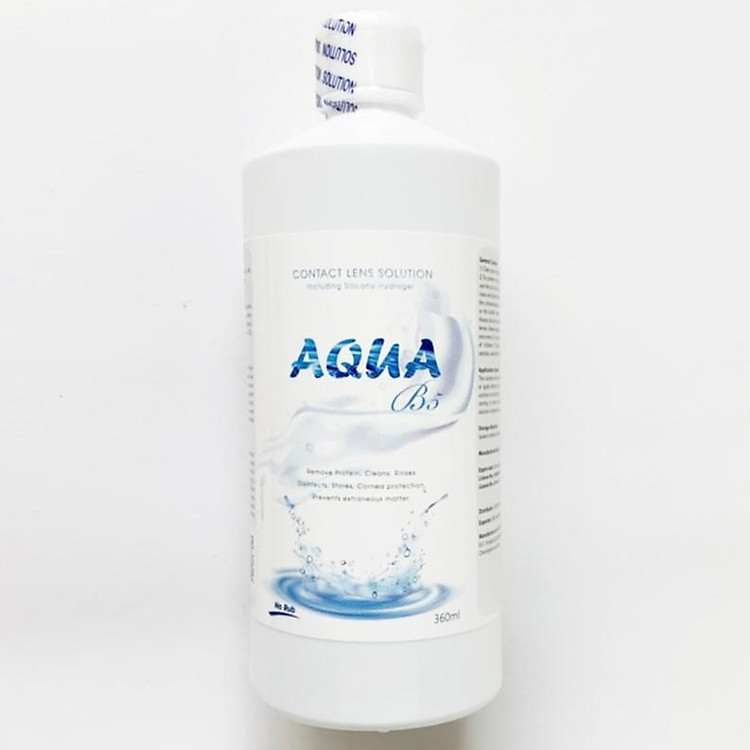 Nước ngâm lens Angel Eyes Aqua B5 dung tích 160ml và 360ml