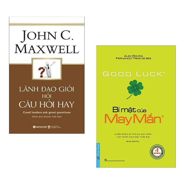 Combo Sách Kinh Tế về Quản Trị, Lãnh Đạo: Lãnh Đạo Giỏi Hỏi Câu Hỏi Hay + Bí Mật Của May Mắn (Khổ Lớn)(Tái Bản 2020)