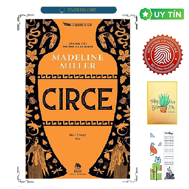 CIRCE - Madeline Miller (Tác giả của Trường ca Achilles) (Tặng Kèm Bookmark CÚ MÈO + SỔ TAY XƯƠNG RỒNG)