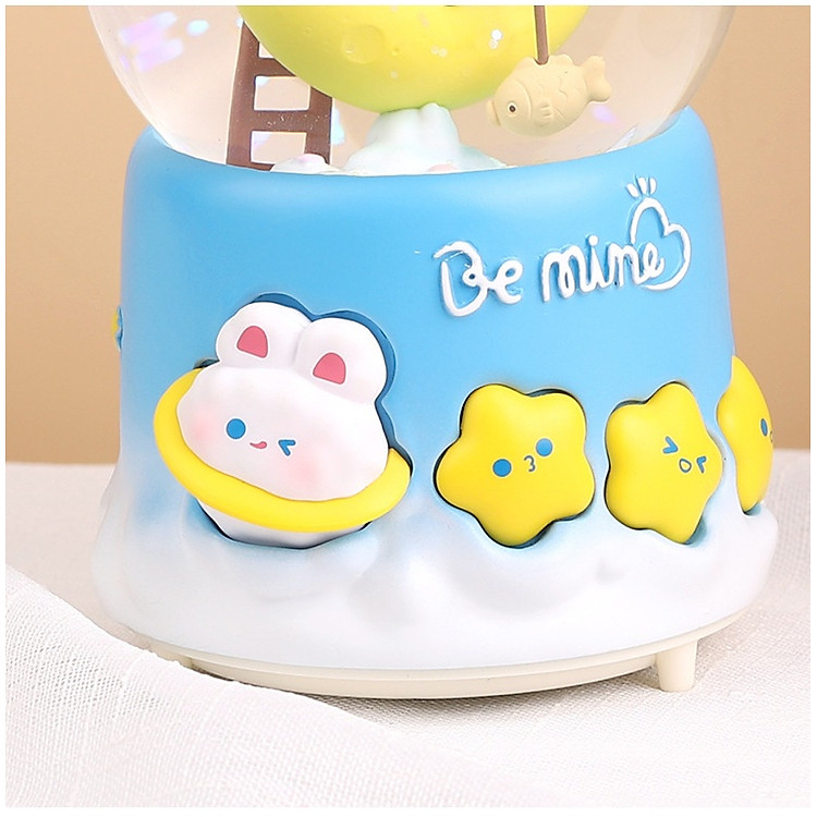 Quả Cầu Tuyết Doremon Câu Cá Trang Trí Quà Tặng - Ảnh 3