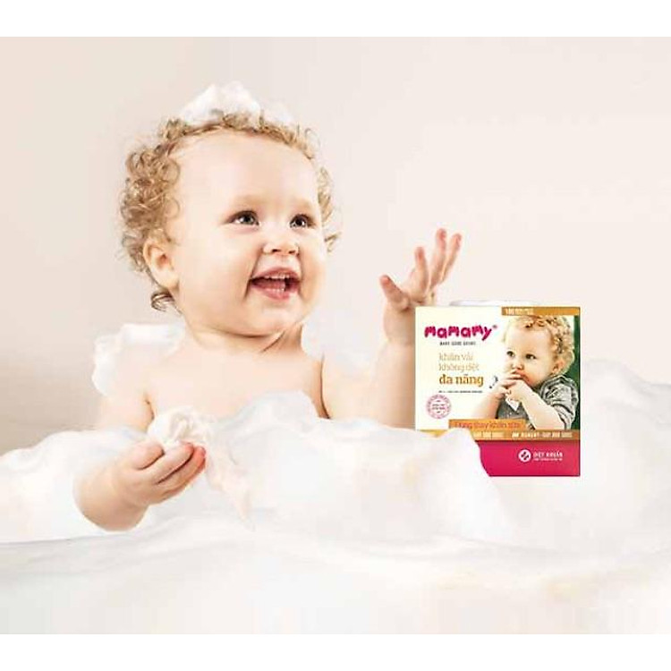 Khăn vải không dệt Mamamy 180 tờ Uy tín Ưu đãi - Hình ảnh 3