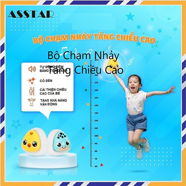 Tìm mua tại Avakids: Bộ Chạm Nhảy Tăng Chiều Cao - Ngập tràn khuyến mãi- Ngập tràn khuyến mãi