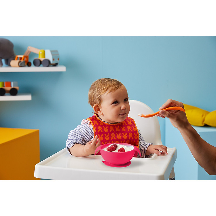 B.box Bộ chén muỗng silicone cho bé Chính hãng Giá tốt - Hình ảnh 4