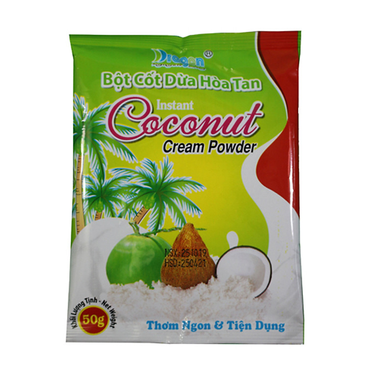 Bột Cốt Dừa Hòa Tan DRAGON (35% BÉO)