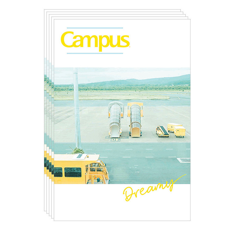 Lốc 5 Cuốn Vở A4 Kẻ Ngang Có Chấm Campus Dreamy NB-A4DR200 - ĐL 58-65 (200 Trang) - Giao Mẫu Ngẫu Nhiên