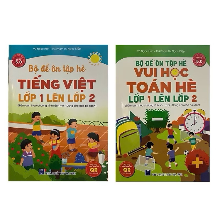 Bộ Đề Ôn Tập Hè Vui Học Toán + Tiếng Việt Lớp 1 Lên Lớp 2