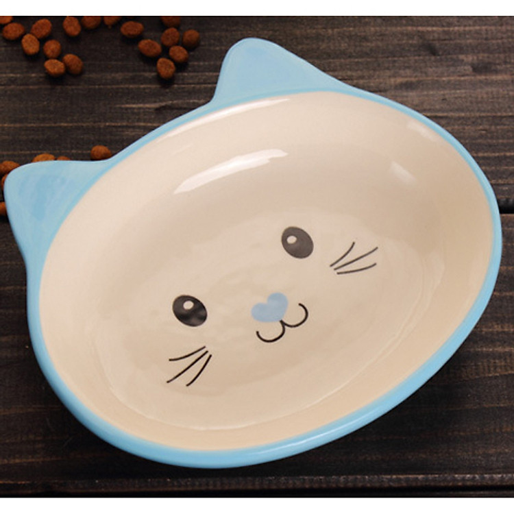 Chén Ăn Bằng Sứ Cho Mèo - Bát Ăn Kiểu Dáng Dễ Thương (Loại 2)