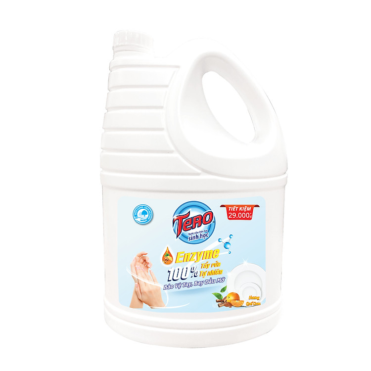 Nước Rửa Chén Sinh Học Tero Hương Quế Cam 3.2Kg