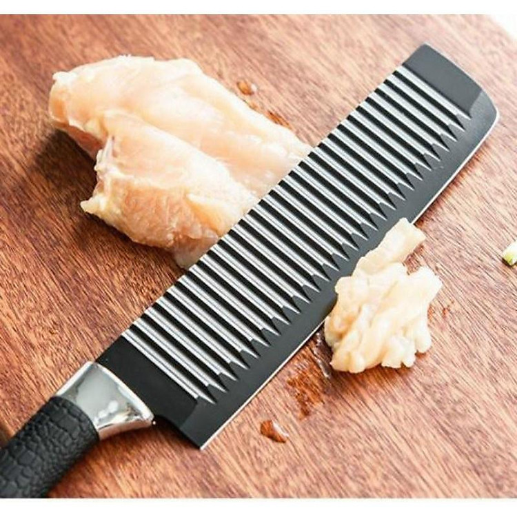 Dao răng cưa lượn sóng xuất Nhật thái thịt, cắt rau củ siêu sắc, không gỉ - Đồ dùng, dụng cụ nhà bếp