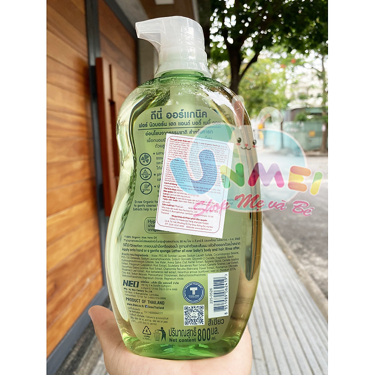 Mua Dung Dịch Tắm Gội D-nee Cho Bé 800ml Chính hãng Giá tốt - Hình ảnh 4