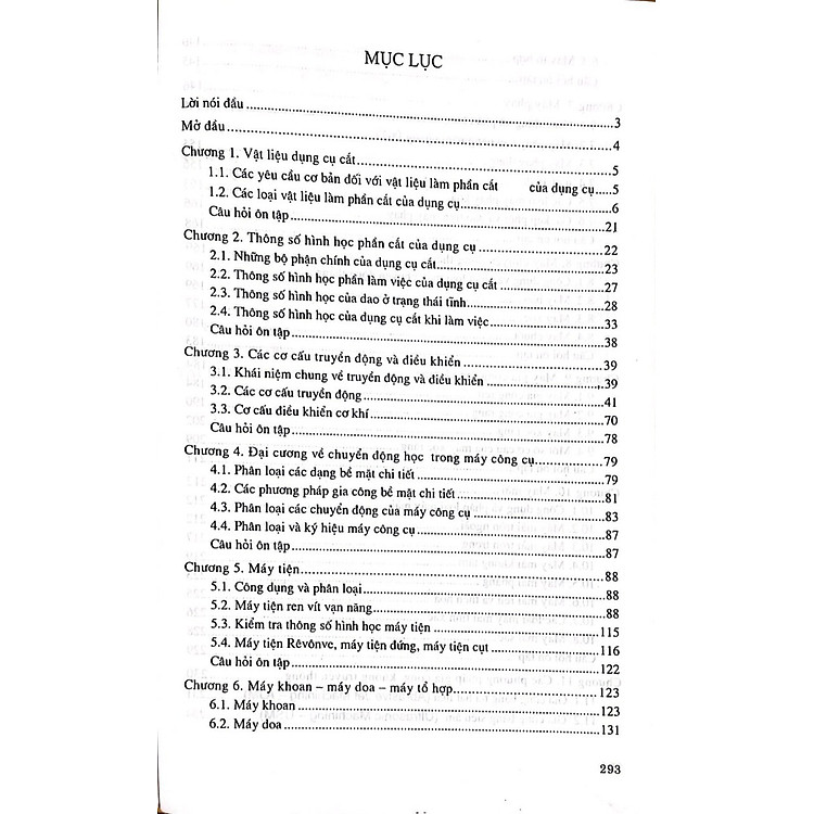 Giáo trình cơ sở kỹ thuật cắt gọt kim loại - Máy và dụng cụ cắt gọt kim loại - Ảnh 5