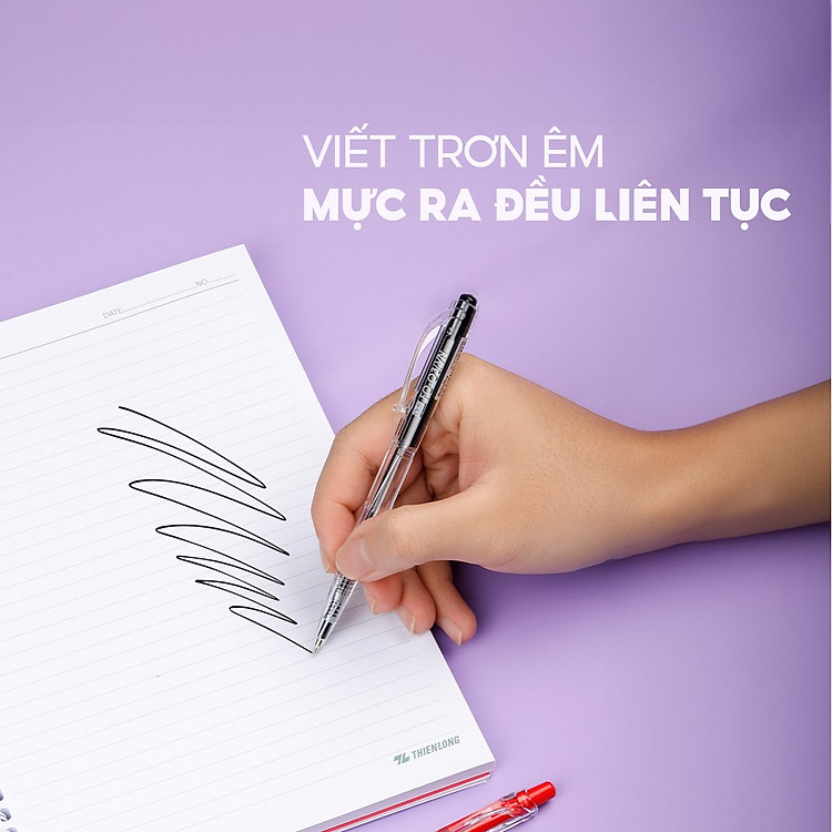 Bộ Bút Bi Thiên Long FO-03 (5 chiếc) - Ảnh 4